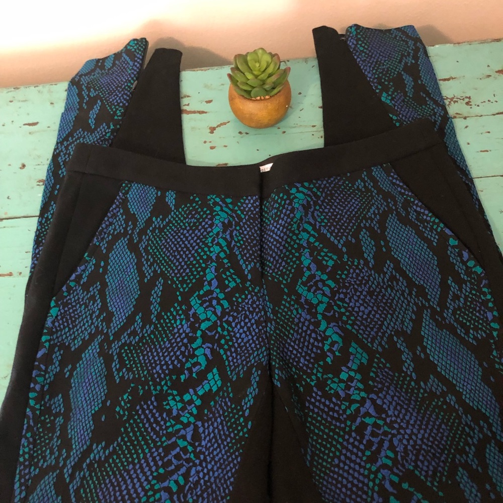 Diane Von Furstenberg Addy Python Print Pants - image 2